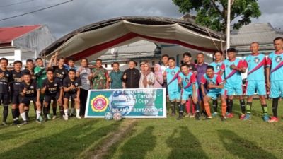 Nayodo Koerniawan Buka Tournament Mini Football Club se Kotamobagu Utara