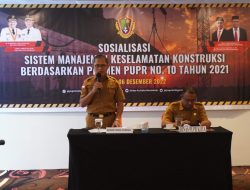 Pemkot Gorontalo Sosialisasikan Sistem Manajeman Keselamatan Konstruksi