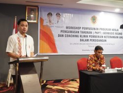 Ryan Kono Harap Workshop PKPT Mampu Tingkatkan Upaya Kompetensi Pegawai dilingkungan Inspektorat Kota Gorontalo