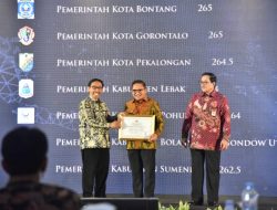 Kota Gorontalo Terima Penghargaan Anugerah Meritokrasi Tahun 2022 dari KASN