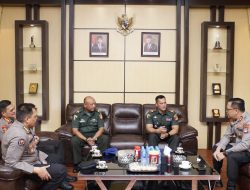 Kapolda Ajak Dansubdenpom XIII/1-3 Gorontalo Jaga Sinergitas TNI Polri