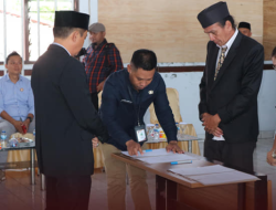 Mewakili Wali Kota Kotamobagu, Sofyan Mokoginta Hadiri Pelantikan 99 Anggota PPS