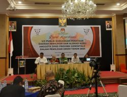 KPU Provinsi Gorontalo Berikan Dua Opsi Rancangan Pengaturan Dapil dan Jumlah Kursi DPRD