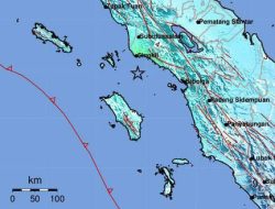 Gempa M 6,2 Guncang Kabupaten Aceh Singkil
