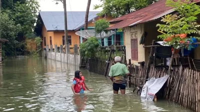 Terendam Banjir, Sebanyak 3.696 Jiwa dari 21 di Kabupaten Pidie Aceh Mengungsi