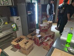 Polresta Gorontalo Kota Amankan Ratusan Botol Miras