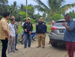 Komisi III DPRD Provinsi Gorontalo Monitoring Pengerjaan D.I latula di Kecamatan Mananggu