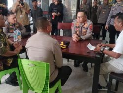 Kapolda Gorontalo Gelar Jum’at Curhat Bersama Dengan Perwakilan Massa Unras Pohuwato