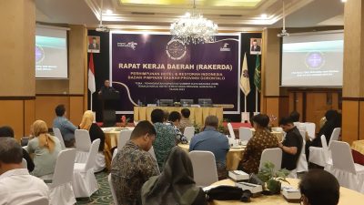 Dinas Pariwisata Provinsi Gorontalo Apresiasi Rakerda PHRI, Khususnya Terkait Tema Pengembangan SDM