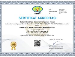 Universitas Negeri Gorontalo Capai Akreditasi Unggul Perguruan Tinggi
