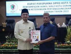 LKPJ Walikota Gorontalo Tahun 2022 Diserahkan ke DPRD