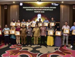 BPJS Ketenagakerjaan Bersama Pemerintah Provinsi Gorontalo Serahkan Paritrana Award 2022