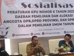 Asisten I Setda Kotamobagu Hadiri Sosilisasi PKPU Nomor 6 Tahun 2023