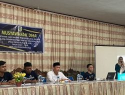 Desa Bilalang Satu Gelar Musdes RPJM Desa 2022-2028