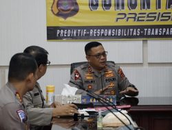 Kapolda Gorontalo Rapat Persiapan Kunjungan Kerja Lemhanas RI