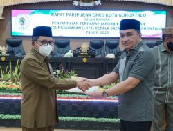 LKPJ Walikota Gorontalo 2022 Resmi Diparipurnakan