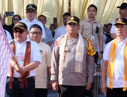 Hadiri Kirab Pemilu, Kapolda : Polda Gorontalo Siap Sukseskan Pemilu Serentak 2024