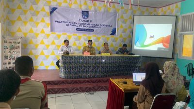 BNNP Gorontalo Laksanakan Pelatihan dan Pengembangan SoftSkill di SMP Negeri 1 Marisa