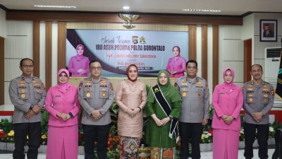 Luci Yoyol Menjabat Ibu Asuh Polwan Polda Gorontalo