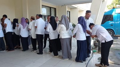 Apel Perdana Pasca Libur Lebaran Dinas Kominfotik Provinsi Gorontalo