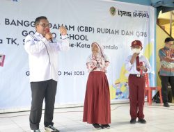 Marten Taha Ajak Siswa di Kota Gorontalo Cinta Bangga Paham Rupiah dan Gunakan Transaksi Digital
