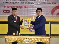 Serah Terima Jabatan Penjabat Gubernur Provinsi Gorontalo