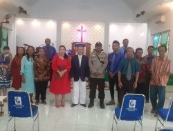 Peringati Kenaikan Isa Almasih, Polres Gorontalo Lakukan Pengamanan di Gereja