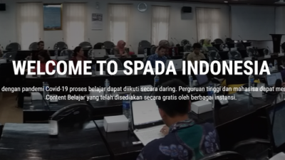Para Dosen Didorong dapat Berbagi Konten Mata Kuliah Daring di SPADA Indonesia