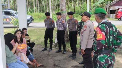 Wujudkan Kamtibmas, TNI-Polri di Bolmut Bangun Sinergitas