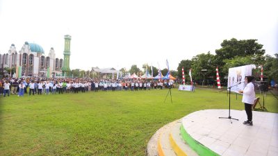 Wali Kota Tatong Bara Launching Rangkaian Kegiatan Memeriahkan HUT ke-16 Kotamobagu