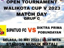 Derby Menegangkan: Sipatuo FC vs Diktra Prima Pobundayan di Walikota Cup 2023