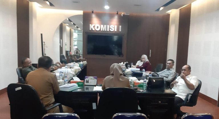 Komisi I DPRD Provinsi Gorontalo Bahas Penyelesaian Temuan Adminstrasi ...