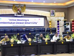 Wali Kota Marten Taha Hadiri Initial Meeting dan Pembentukan Dewan Smart City Kota Gorontalo