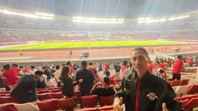 Nelson Pomalingo Saksikan Langsung Laga Indonesia vs Argentina di GBK