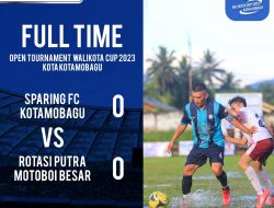 Pertandingan Sengit Berakhir Imbang: Rotasi Putra Motoboi Besar vs Sparing FC dalam Wali Kota Cup 2023