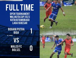Turnamen Wali Kota Kotamobagu Cup: Bogani Putra Biga Bungkam Maleo FC Bolsel 1-0