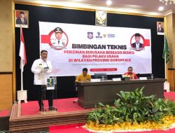 Dinas PTSP Provinsi Gorontalo Gelar Bimtek Perizinan Usaha Berbasis Resiko