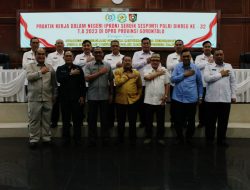 Terima Kerja Studi PKDN Sespimti Polri Digrek ke-32, DPRD Provinsi Gorontalo Paparkan Kondisi Daerah