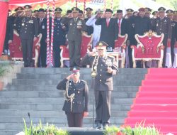 Kapolda Gorontalo Pimpin Upacara Peringatan HUT Bhayangkara Ke-77