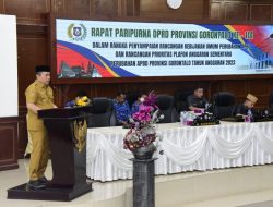 Ismail Pakaya Sampaikan Perubahan KUA-PPAS 2023 ke DPRD Provinsi Gorontalo