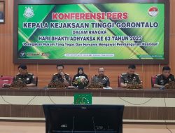 Peringati Hari Bhakti Adhyaksa ke-63 tahun 2023, Kejati Gorontalo Ungkap Capaian Kinerja Selama Satu Semester