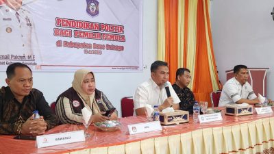 Budiyanto Sidiki Buka Kegiatan Pendidikan Politik di SMA 1 Tapa