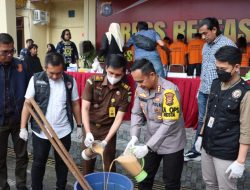 Polisi Berhasil Amankan Pasangan Calon Pengantin Pengedar Narkoba