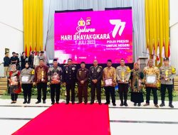 Hadiri Peringatan Hari Bhayangkara ke-77, Ketua DPRD Provinsi Sampaikan Apresiasi Untuk Polda Gorontalo