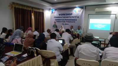 Tingkatkan Kualitas Pelayanan, Dinkes Pohuwato Gelar Workshop Peningkan Mutu FKTP