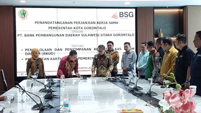 Bersama BSG, Pemkot Gorontalo Jalin Kerjasama Soal Penerbitan Kartu Kredit Pemerintah