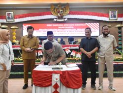 DPRD Kota Gorontalo – Pemkot Teken Nota Kesepakatan KUA-PPAS APBD 2024