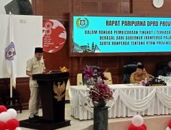 Ini Pandangan Fraksi Gerindra DPRD Provinsi Gorontalo Tentang Ranperda Pajak dan Retribusi Daerah