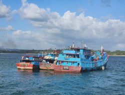 KKP Hentikan Tiga Kapal Yang Bongkar Muat Hasil Tangkapan Ikan Secara Ilegal