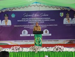 Wali Kota Kotamobagu Hadiri Pelantikan Pengurus Daerah Wanita Islam se-Sulut